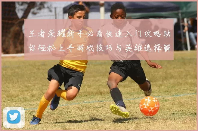 王者荣耀新手必看快速入门攻略助你轻松上手游戏技巧与英雄选择解析