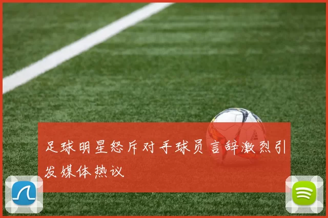足球明星怒斥对手球员言辞激烈引发媒体热议